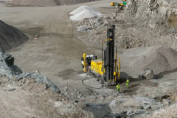 Funktioner af mineboringsmaskiner